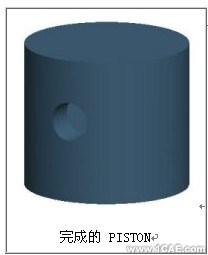 proengineer 入门教程(创建线性孔与将颜色应用到模型中)proe设计案例图片15