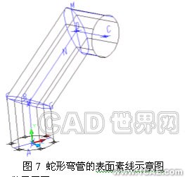 CAD蛇形弯管三维建模autocad培训教程图片7