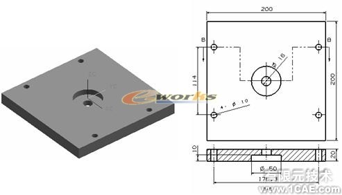 侧向成型塑料注射模具教学模型的研制autocad资料图片4