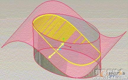 proe野火版中创建曲面合并proe产品设计图图片3