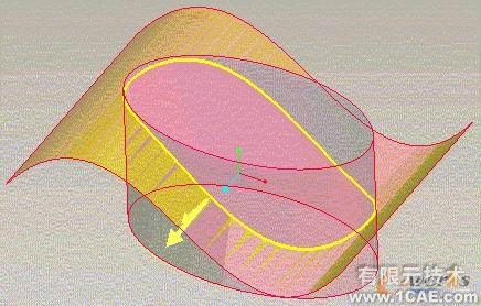 proe野火版中创建曲面合并proe产品设计图图片5