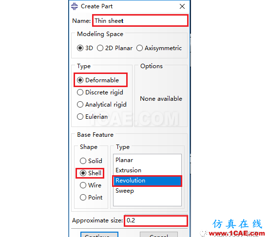 ABAQUS案例的Abaqus/CAE再现——半球形冲头冲压薄板abaqus有限元培训教程图片8