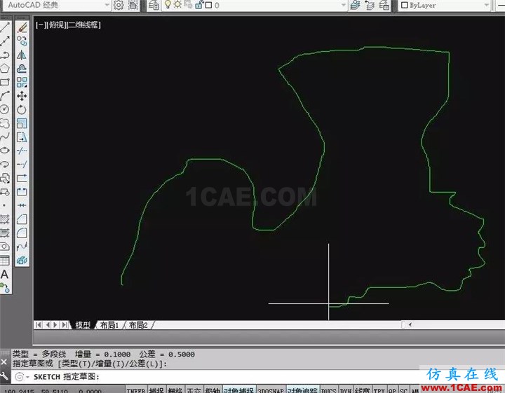 【AutoCAD教程】CAD中如何快速手绘不规则图形？AutoCAD学习资料图片2