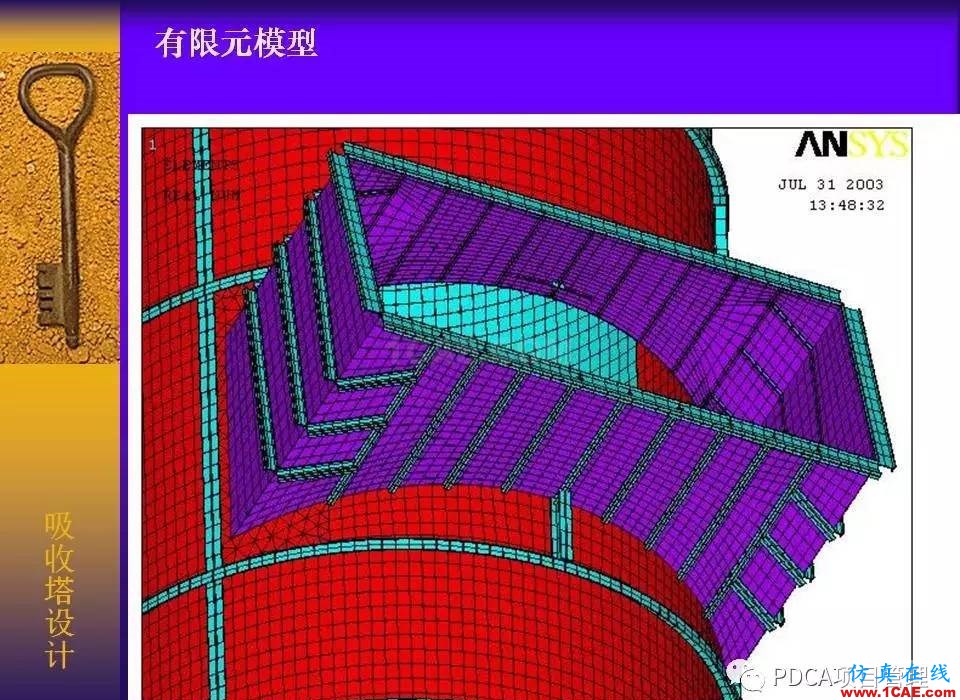 吸收塔易拉罐Ansys有限元分析案例图解ansys图片4