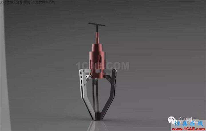 【工程机械】三爪夹持器三维建模图纸 solidworks设计下载solidworks simulation应用技术图片3