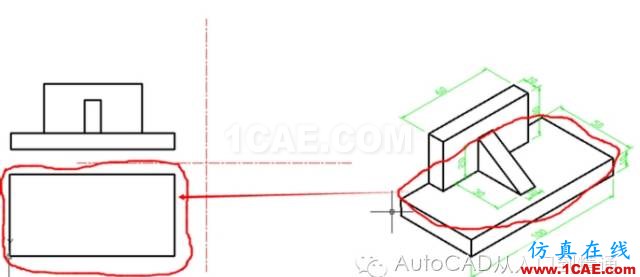 AutoCAD 绘制三视图的基本步骤AutoCAD技术图片10