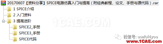 【资料分享】SPICE电路仿真入门与提高(附80M经典教程、论文、手册与源代码)【转发】EDA培训教程图片9