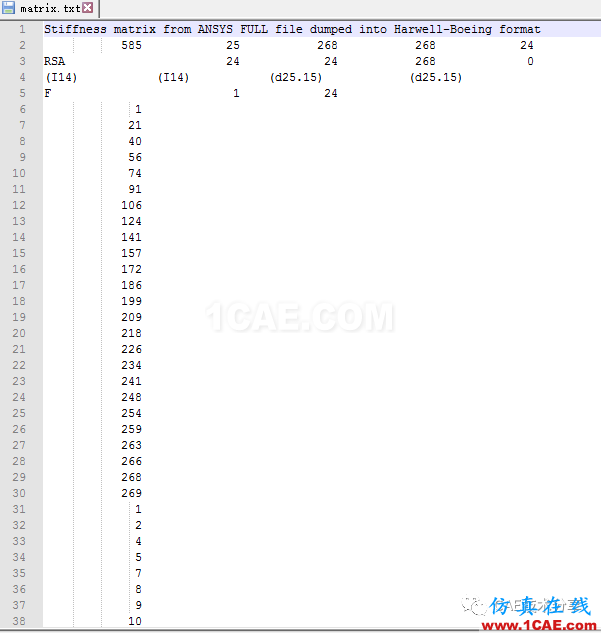 ANSYS刚度矩阵的提取与解析(python解析)ansys分析案例图片4