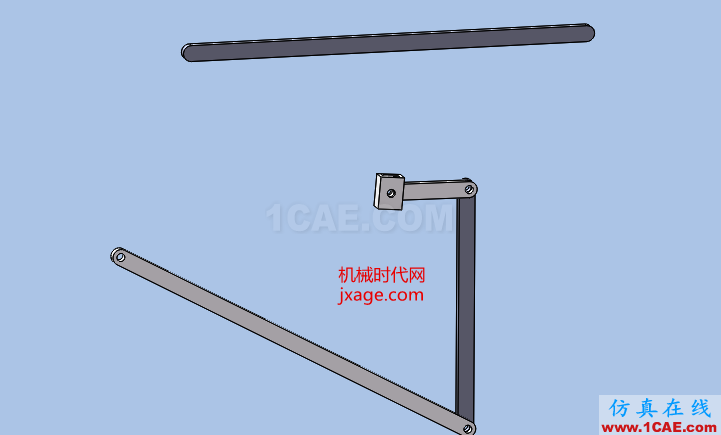 solidworks牛头刨床仿真solidworks simulation分析案例图片5