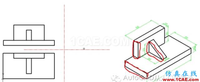 AutoCAD 绘制三视图的基本步骤AutoCAD应用技术图片15