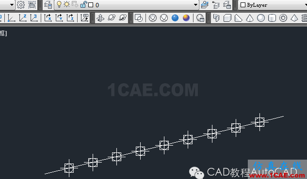 【AutoCAD教程】为什么在cad里用div后看不见等分后的效果呢?AutoCAD技术图片2