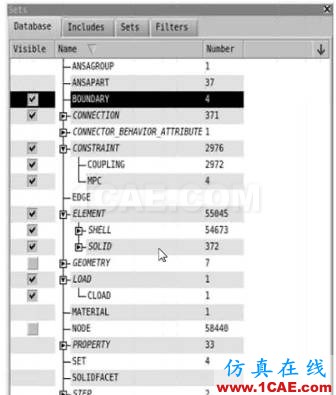 ANSA小窍门-“设置ABAQUS子结构”ANSA分析图片2