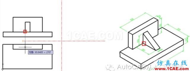 AutoCAD 绘制三视图的基本步骤AutoCAD技术图片13
