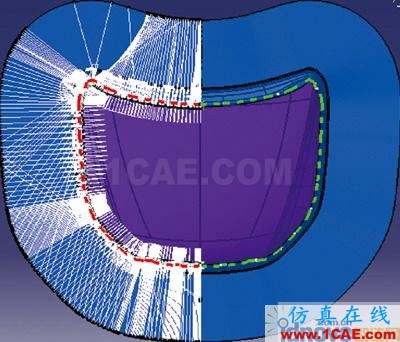CATIA汽车冲压件模具修边线设计 CATIA汽车冲压件模具修边线设计
