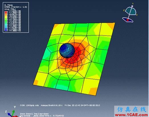 ABAQUS小球下落问题分析abaqus有限元仿真图片32