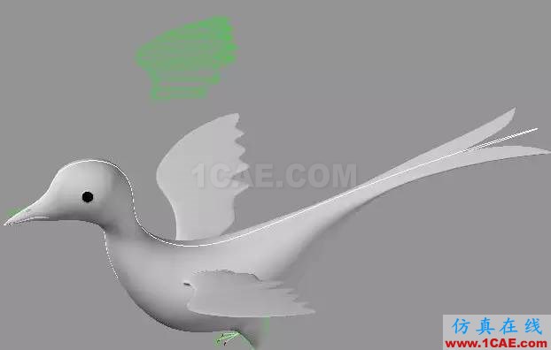 AutoCAD画小鸟三维模型教程AutoCAD分析图片16