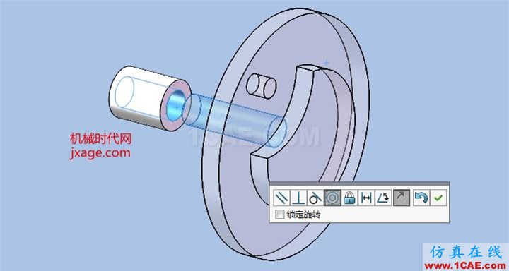 Solidworks电影抓片机构仿真solidworks simulation分析案例图片2