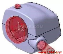 保护区域的设计效果 CATIA V5功能建模技术在汽车零件结构设计中的应用Midas Civil应用技术图片3