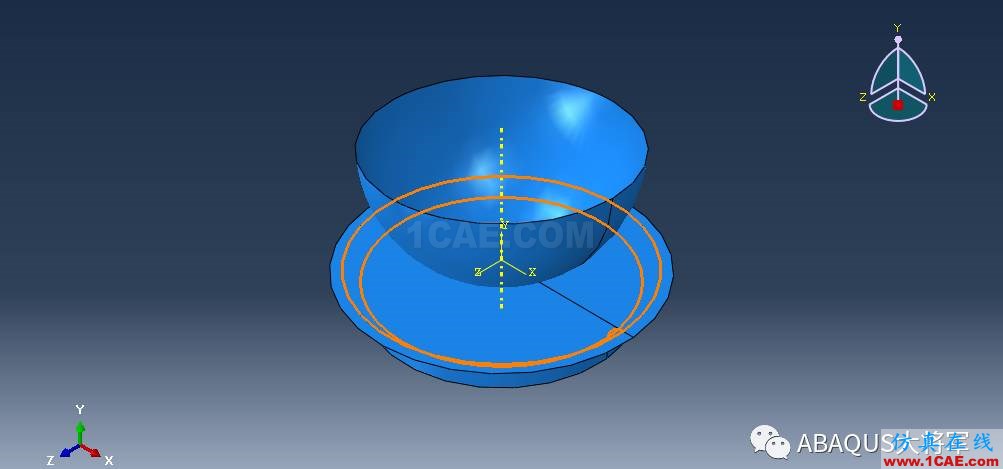 ABAQUS案例的Abaqus/CAE再现——半球形冲头冲压薄板abaqus有限元培训资料图片12