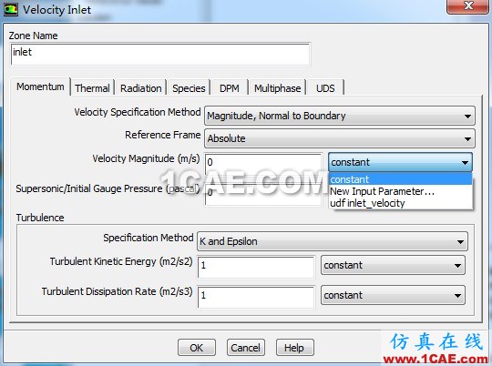 Fluent实现随时间变化边界条件的方法 Fluent实现随时间变化边界条件的方法