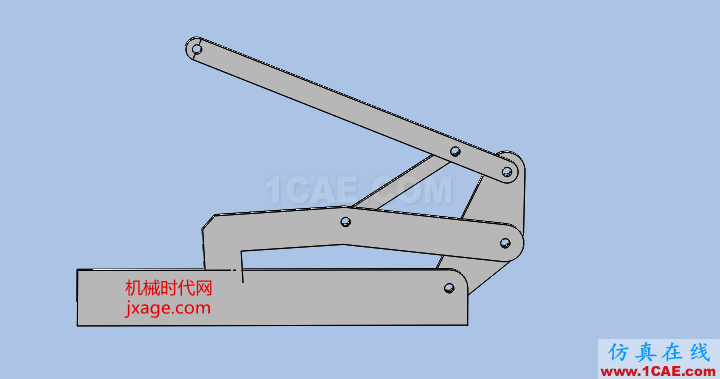 solidworks夹紧装置模拟solidworks simulation分析案例图片5