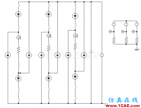 利用Maxwell仿真SM电机的外电路图【转】Maxwell分析图片1