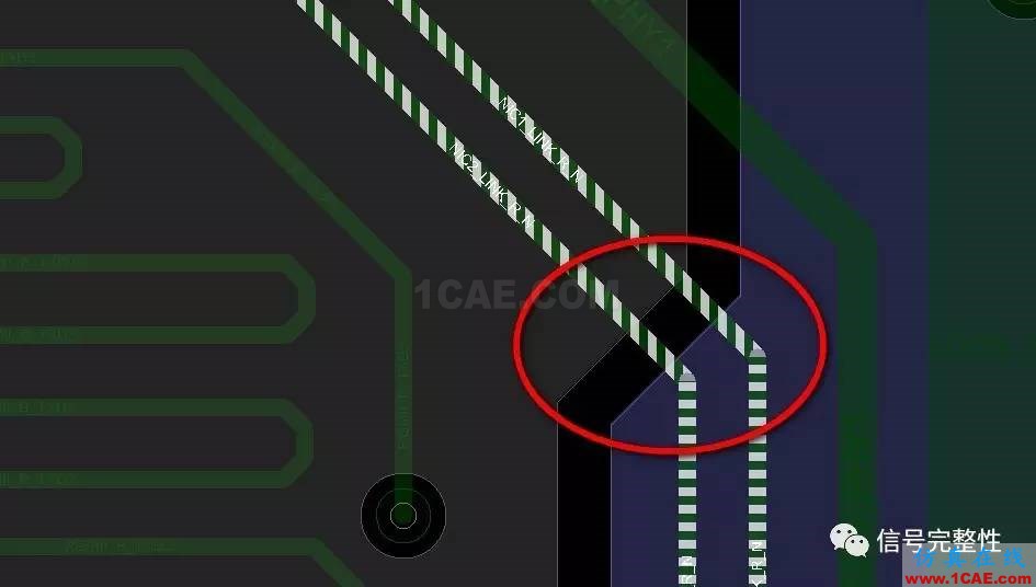在高速电路设计中，如何应对PCB设计中信号线的跨分割ansysem分析案例图片2
