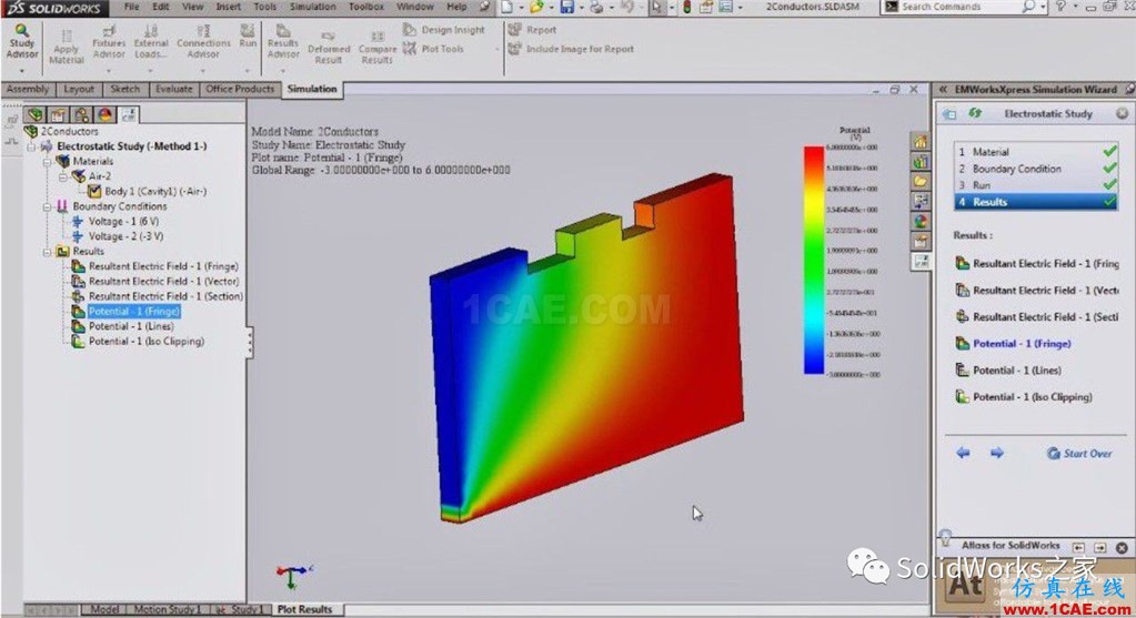 solidworks电磁分析插件简介:emsworkssolidworks simulation培训教程图片5