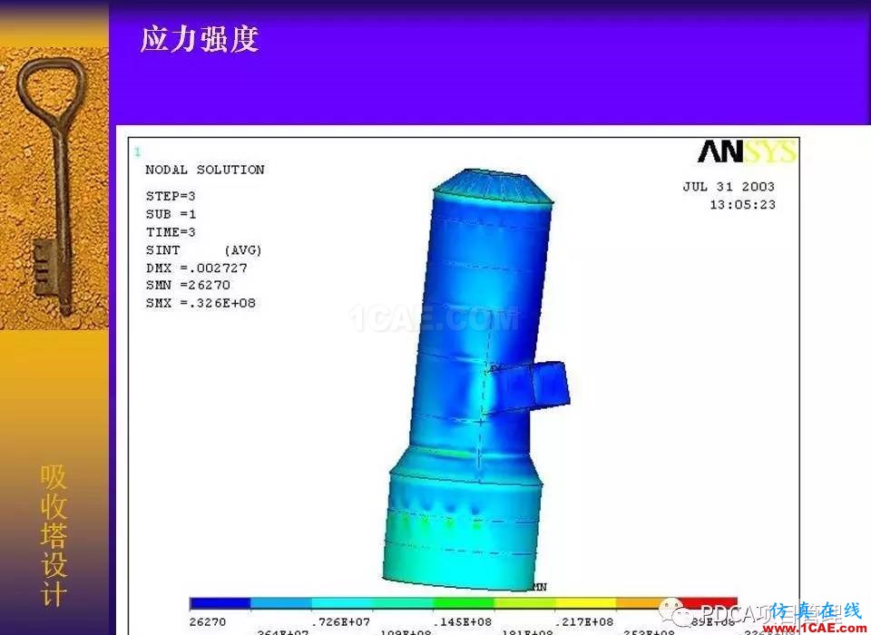 吸收塔易拉罐Ansys有限元分析案例图解ansys分析案例图片10