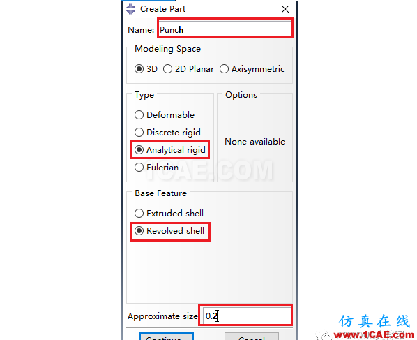 ABAQUS案例的Abaqus/CAE再现——半球形冲头冲压薄板abaqus有限元培训资料图片3