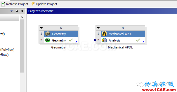 Workbench利用Python驱动MAPDL执行APDL命令ansys结构分析图片1