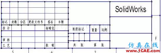 如何建立标准的solidworks图框模板 如何建立标准的solidworks图框模板solidworks simulation分析图片13