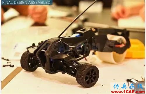 【视窗视频】SOLIDWORKS设计,3D打印遥控越野车曝光-造型奇特创意前卫solidworks仿真分析图片5