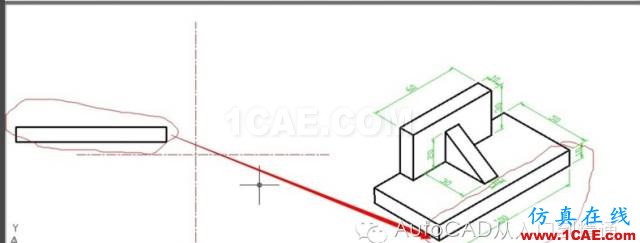 AutoCAD 绘制三视图的基本步骤AutoCAD分析图片6