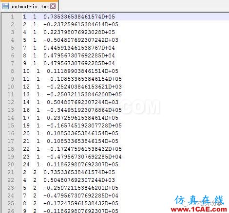 ANSYS刚度矩阵的提取与解析(python解析)ansys分析案例图片5