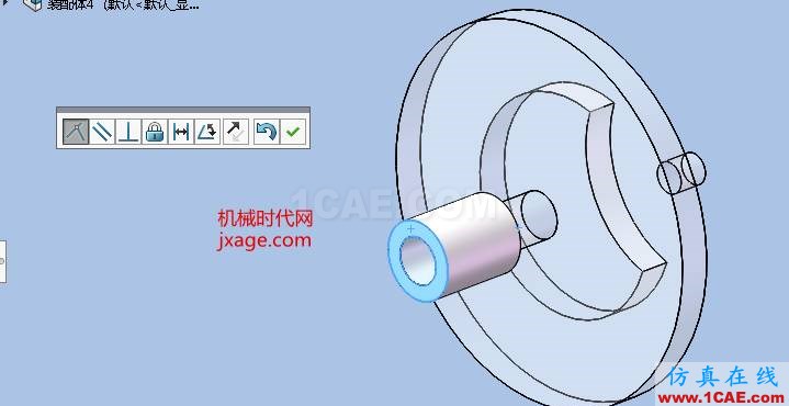 Solidworks电影抓片机构仿真solidworks simulation分析案例图片3