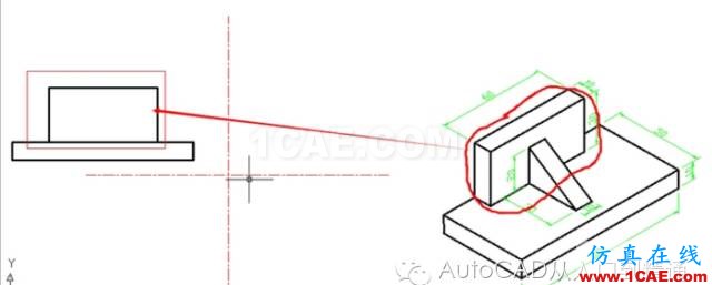 AutoCAD 绘制三视图的基本步骤AutoCAD分析图片7