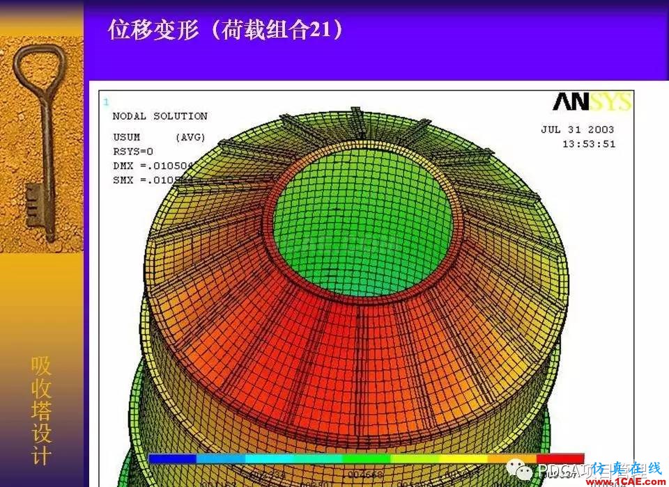 吸收塔易拉罐Ansys有限元分析案例图解ansys分析图片51