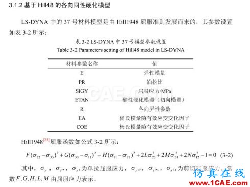 DYNAFORM中5种材料模型参数的设置 DYNAFORM中5种材料模型参数的设置