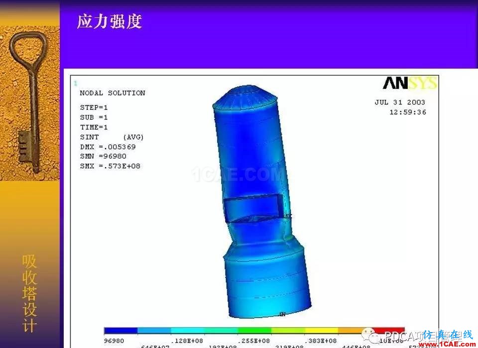 吸收塔易拉罐Ansys有限元分析案例图解ansys结构分析图片8