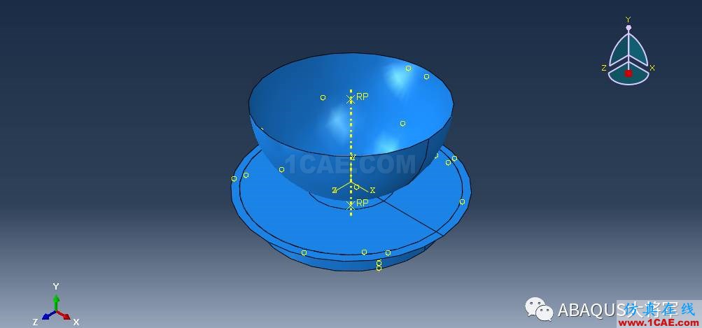 ABAQUS案例的Abaqus/CAE再现——半球形冲头冲压薄板abaqus有限元图片22