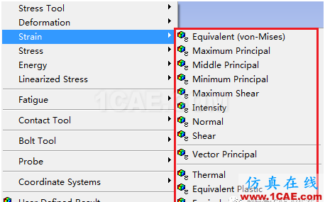 ANSYS Workbench结构有限元后处理各项含义ansys图片4