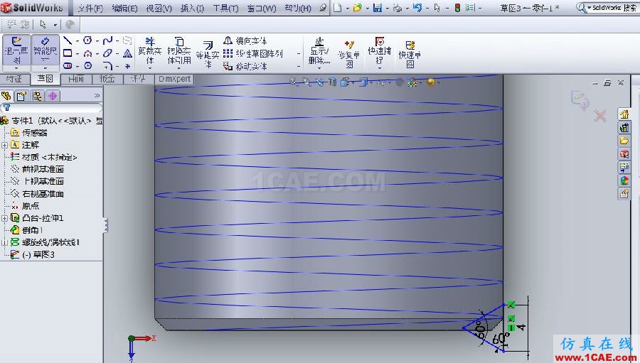 SOLIDWORKS 螺纹的几种绘制方法 | 使用技巧solidworks仿真分析图片11