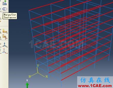 【简单实例】abaqus/CAE建的简单的框架模型(线性框架) 【简单实例】abaqus/CAE建的简单的框架模型(线性框架)