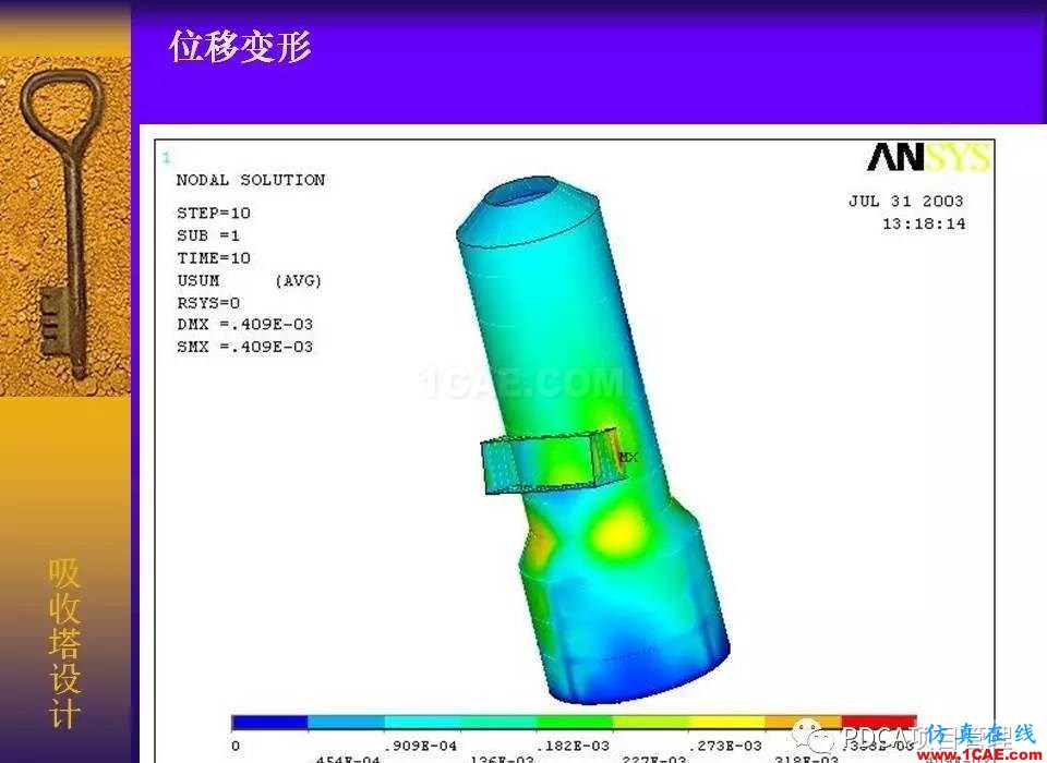 吸收塔易拉罐Ansys有限元分析案例图解ansys仿真分析图片47