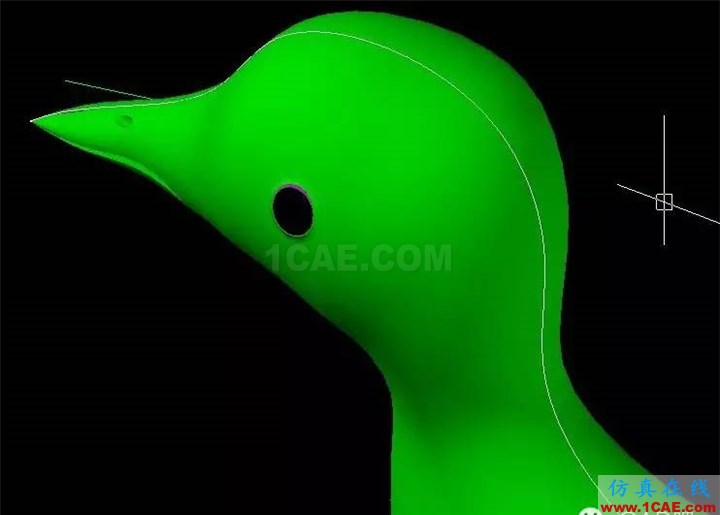 AutoCAD画小鸟三维模型教程AutoCAD分析图片12