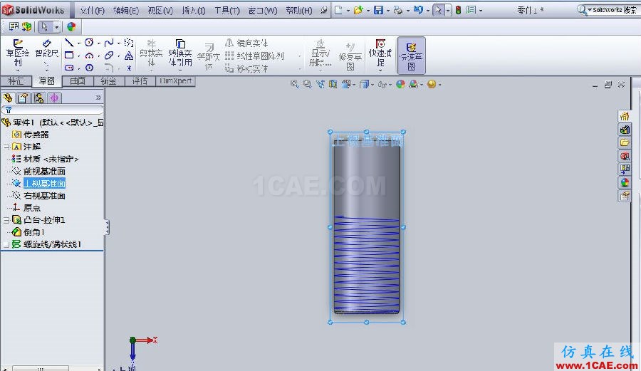 SOLIDWORKS 螺纹的几种绘制方法 | 使用技巧solidworks simulation培训教程图片10