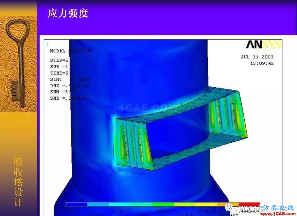 吸收塔易拉罐Ansys有限元分析案例图解ansys结果图片13