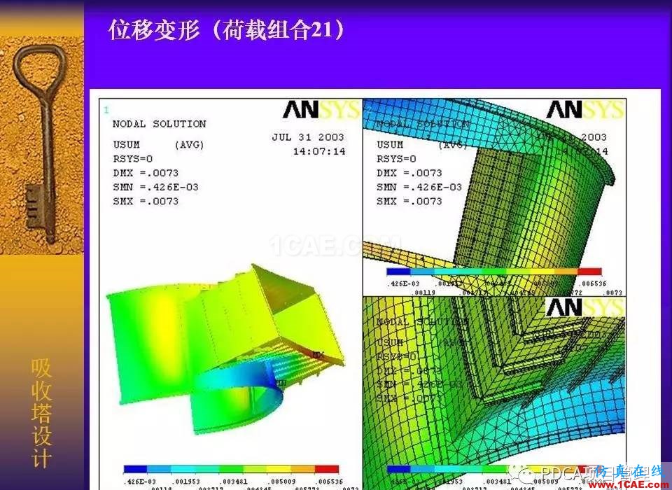 吸收塔易拉罐Ansys有限元分析案例图解ansys分析图片50